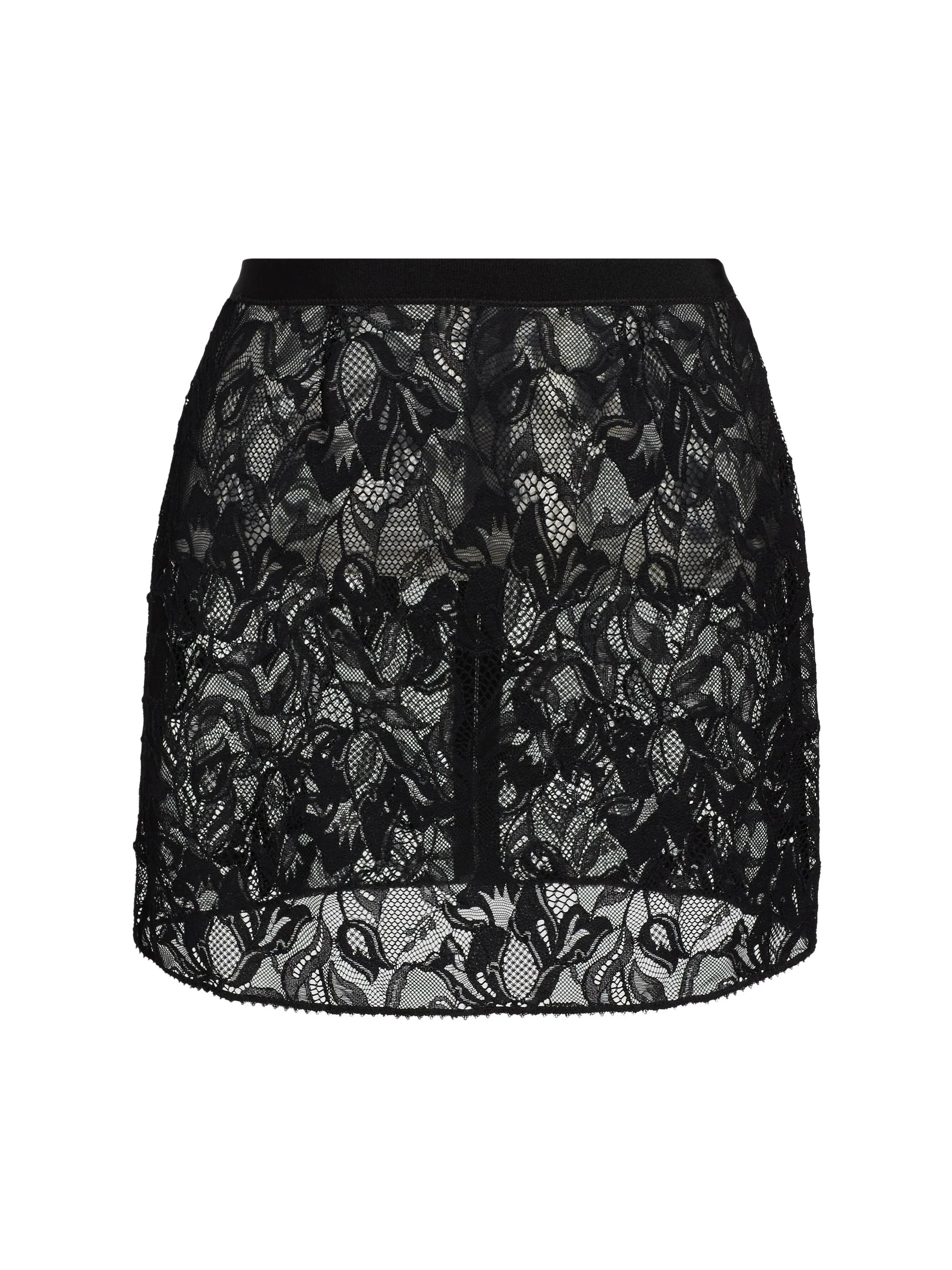 Women's Sophie Stretch Lace Skirt - Black - 1