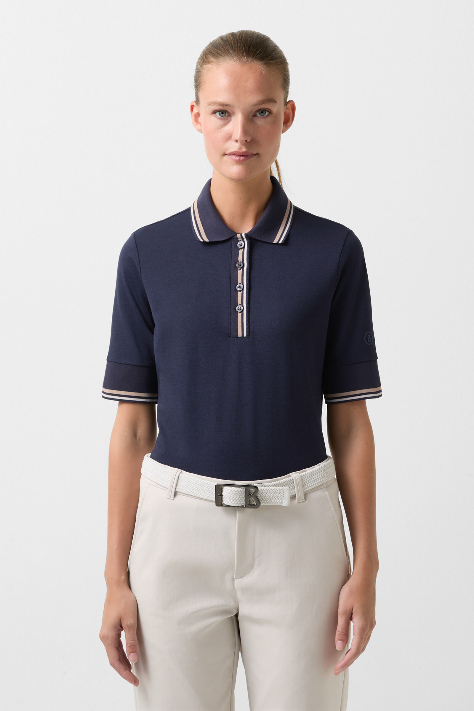 Elenor polo shirt in Navy blue - 2