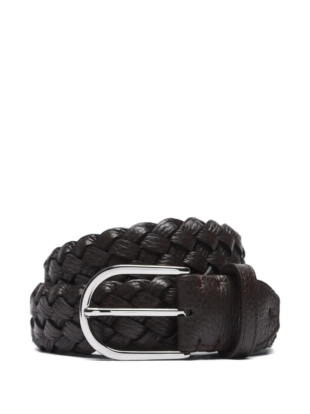 BRAIDED LEATHER BELT - 1