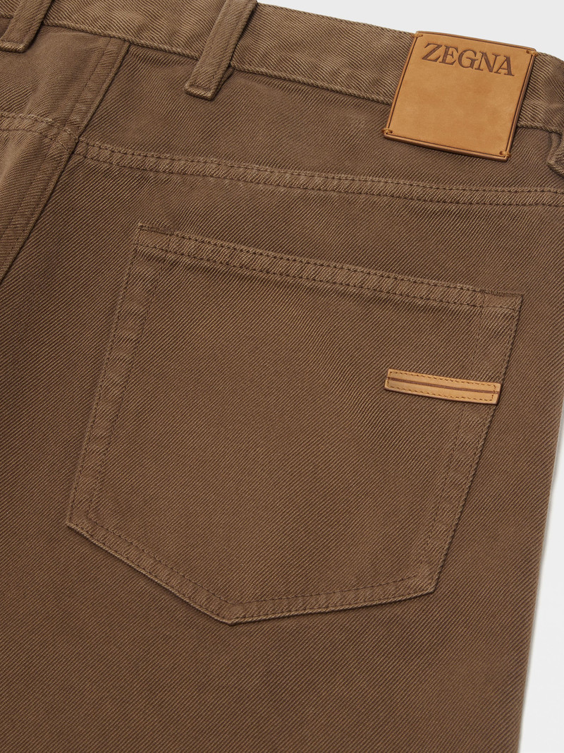 BROWN DÉLAVÉ ROCCIA PANTS 3
