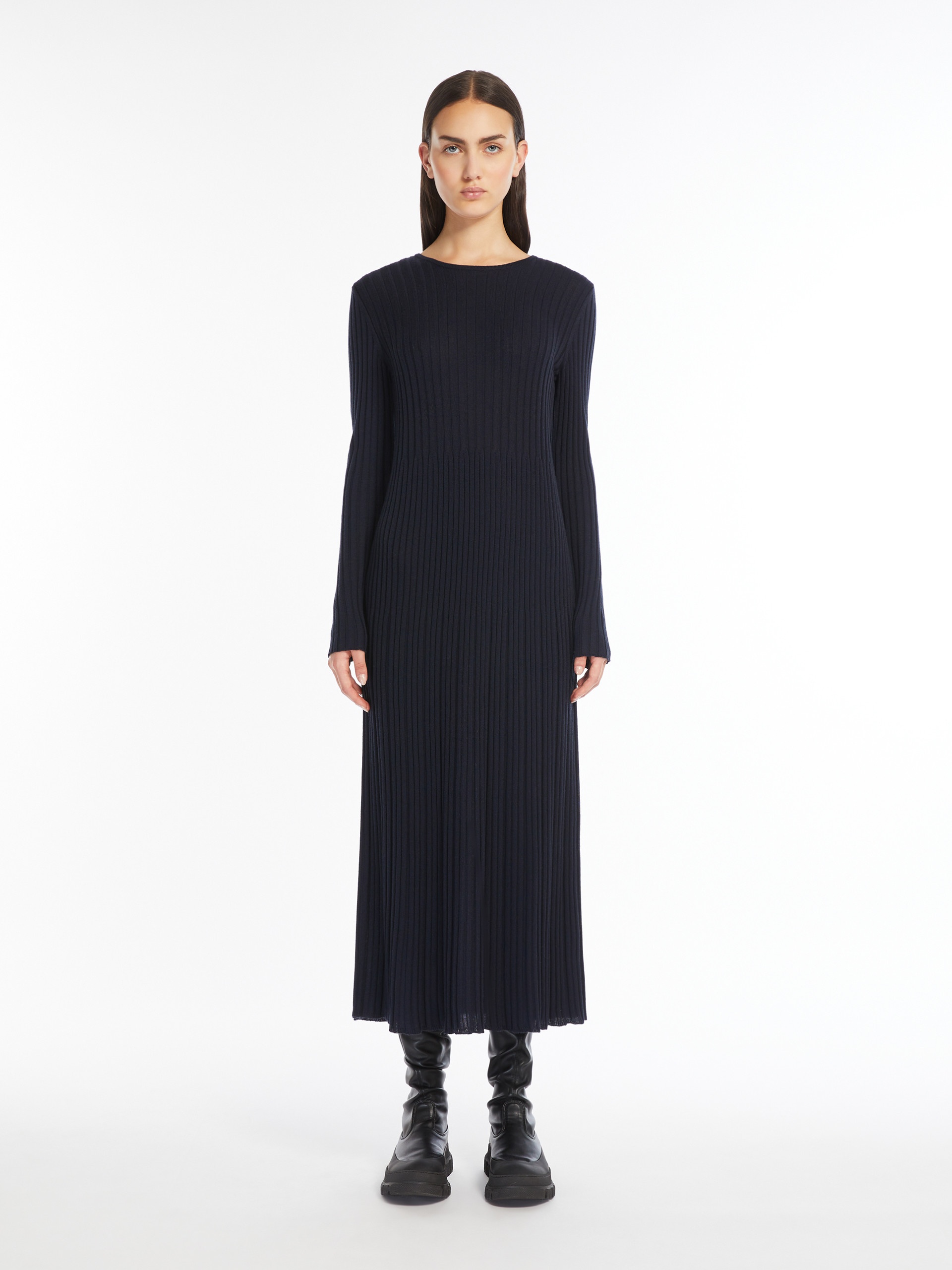 ELETTA Wool blend-knit dress - 3