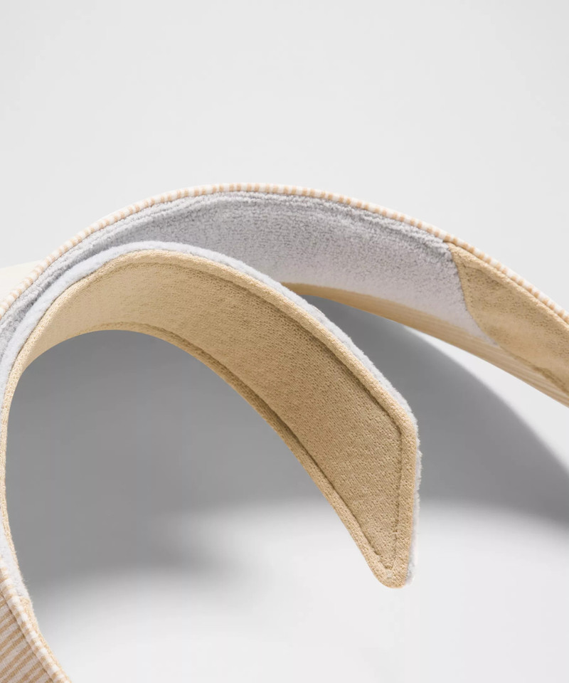 Striped Wide Brim Visor 4