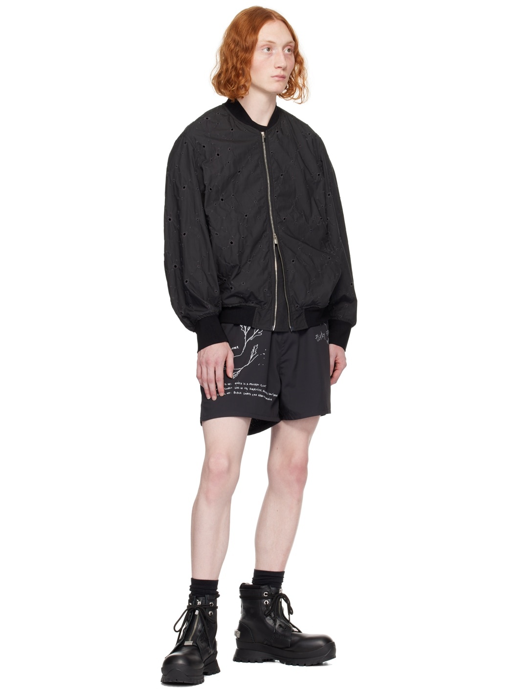 Black Lawn Shorts - 4