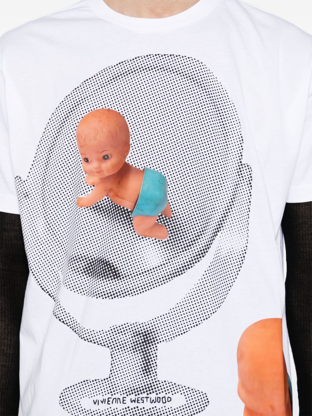 graphic print T-shirt - 4