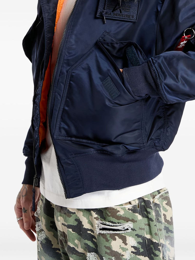 hooded faux-fur jacket 4