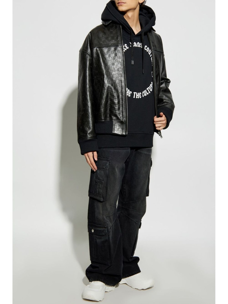 VERSACE JEANS COUTURE logo-print hoodie outlook