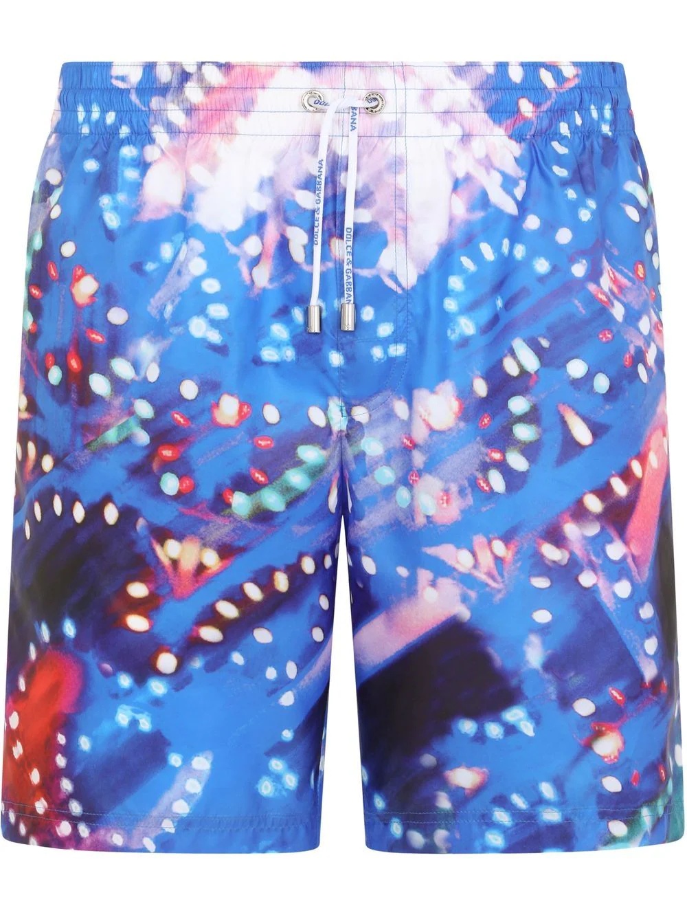 graphic-print swimming shorts - 1