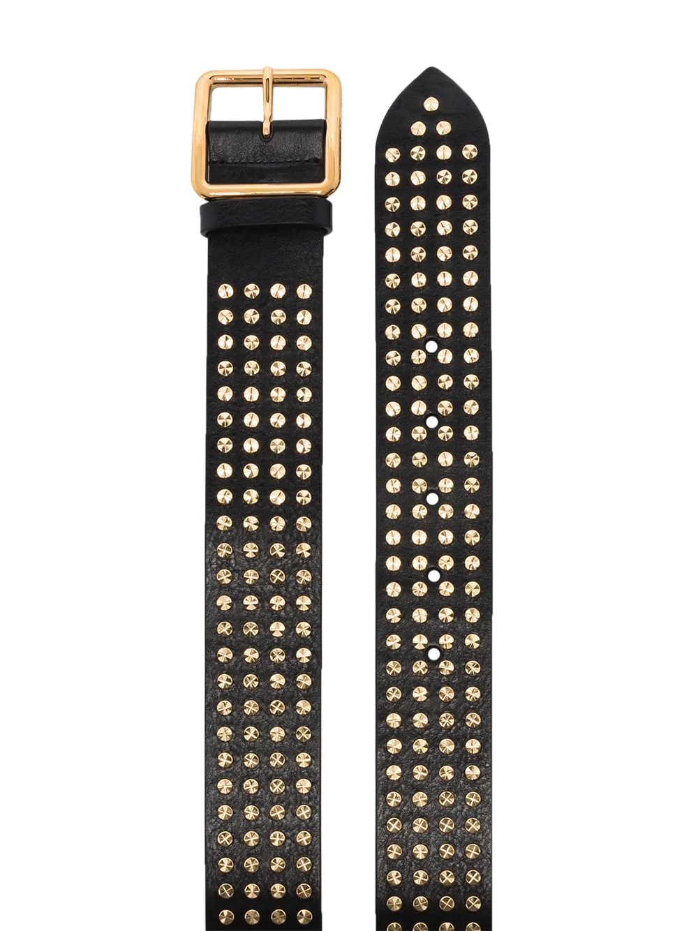 studded buckled belt - 3