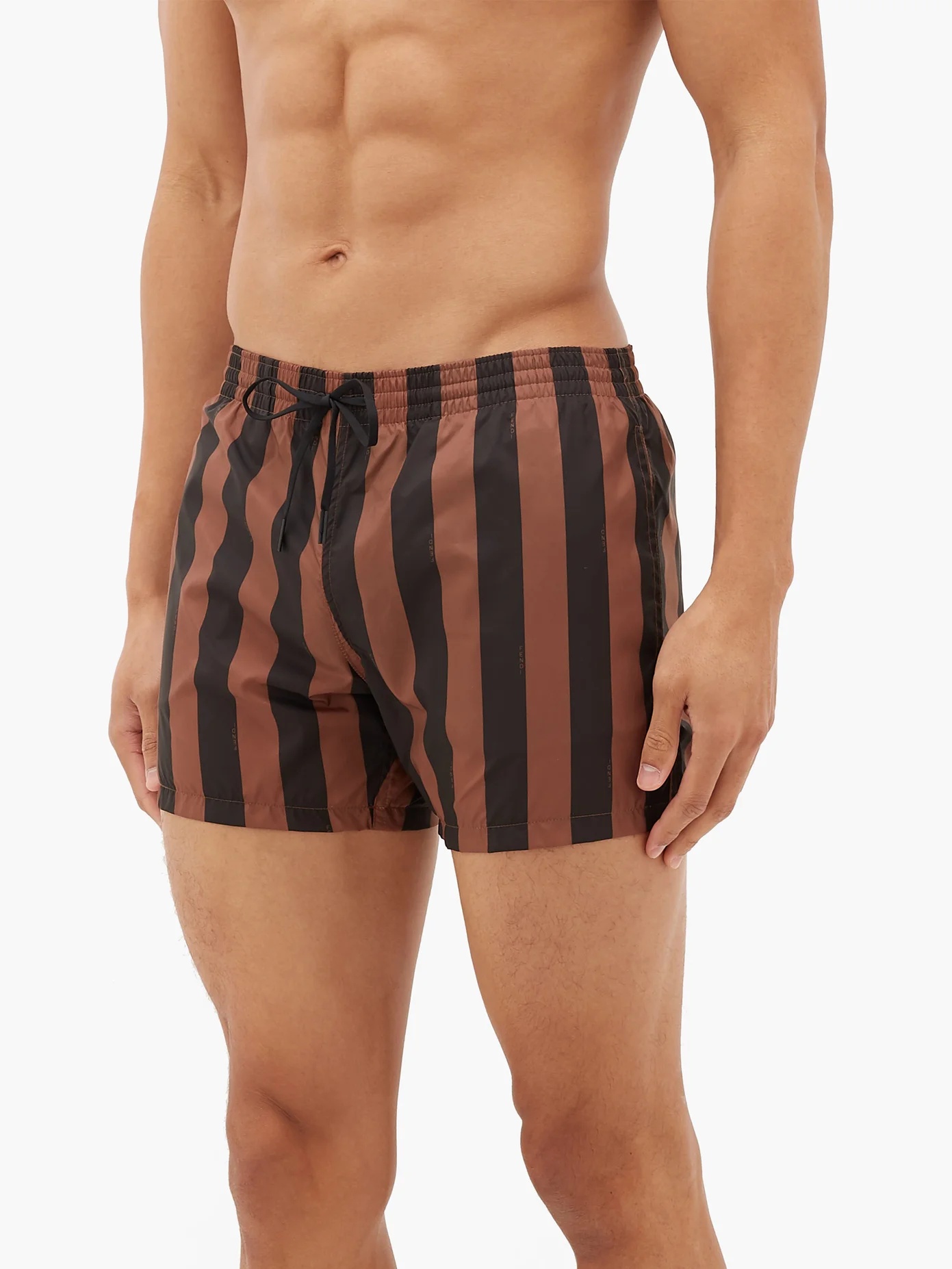 Pequin-stripe swim shorts - 5