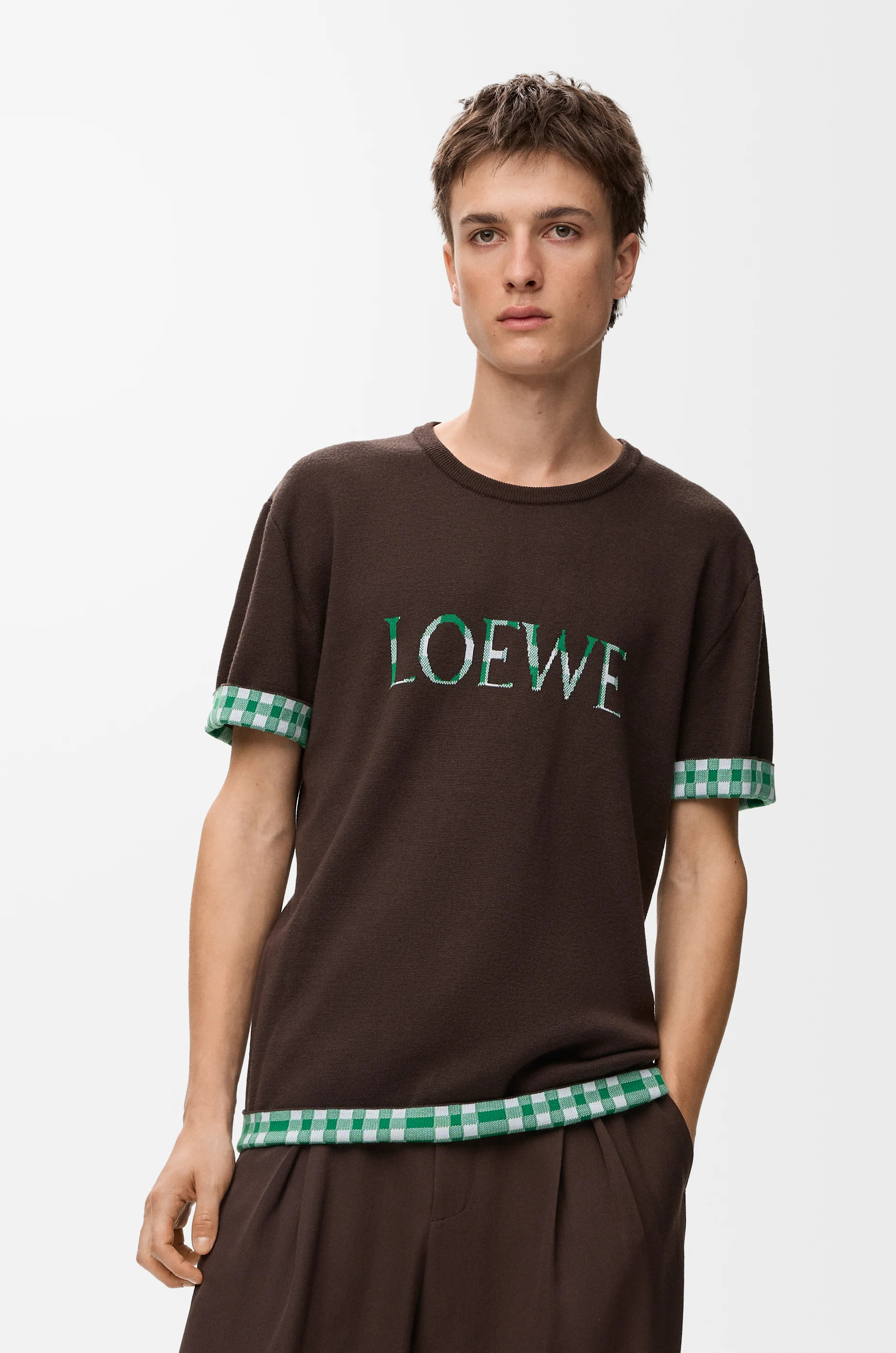 Top in wool and cotton - 3