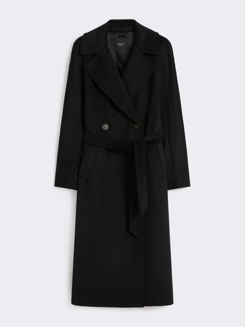 RESINA Double-breasted wool midi coat 1