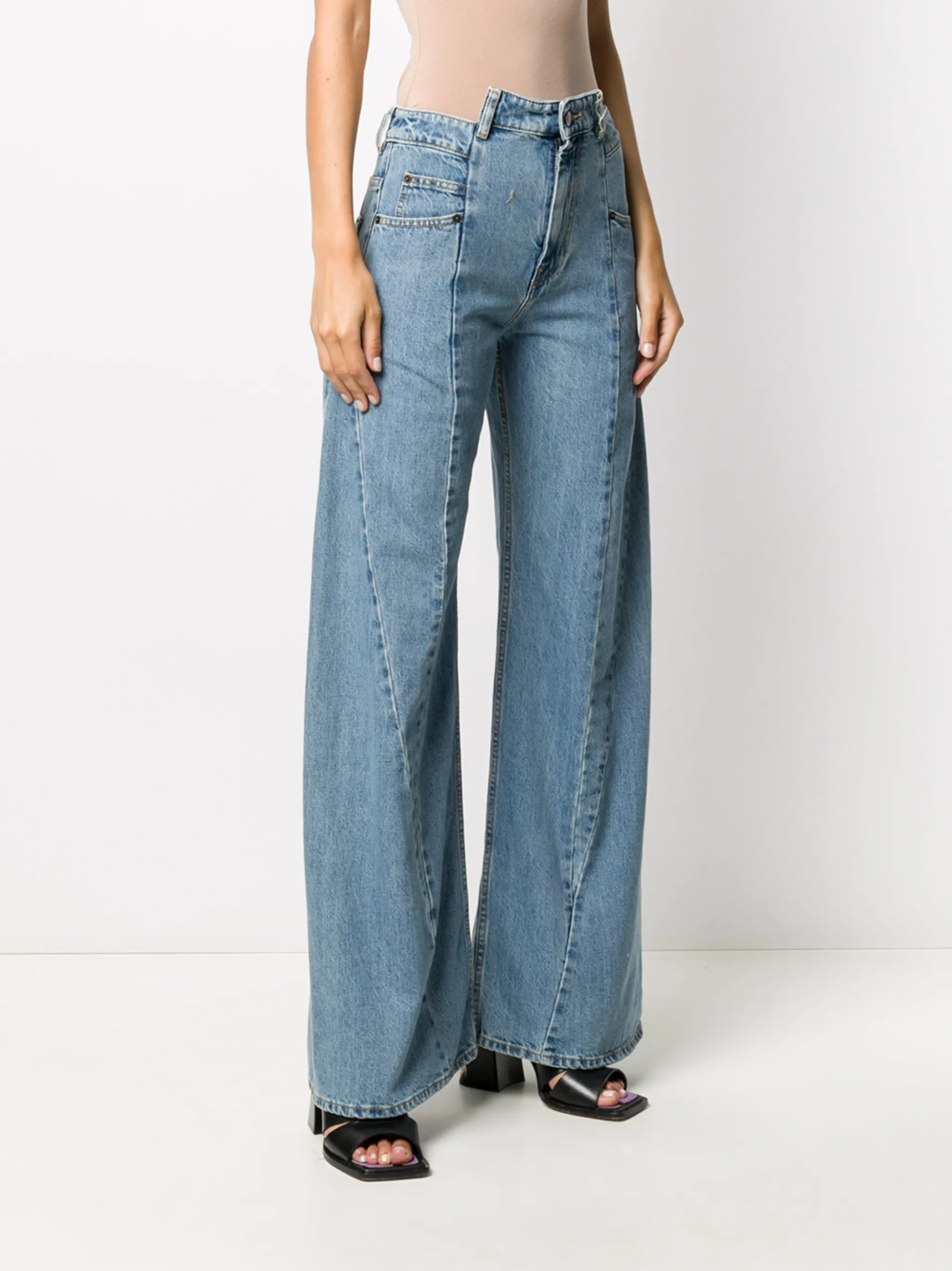 Maison Margiela Décortiqué Wide-leg Jeans - 6
