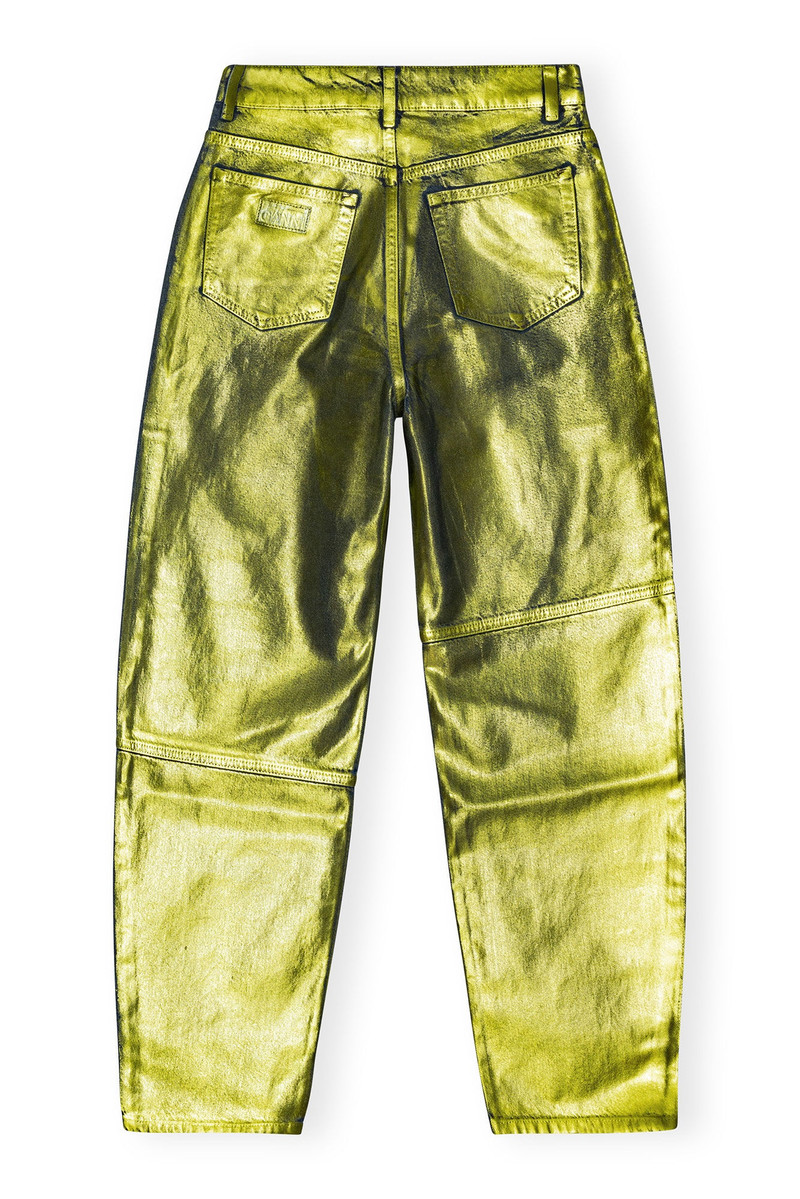 GREEN FOIL STARY JEANS 1