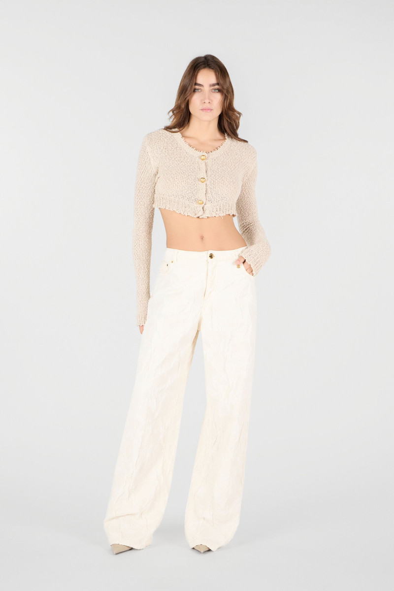 Roberto Cavalli Wide Leg Structured Trousers outlook