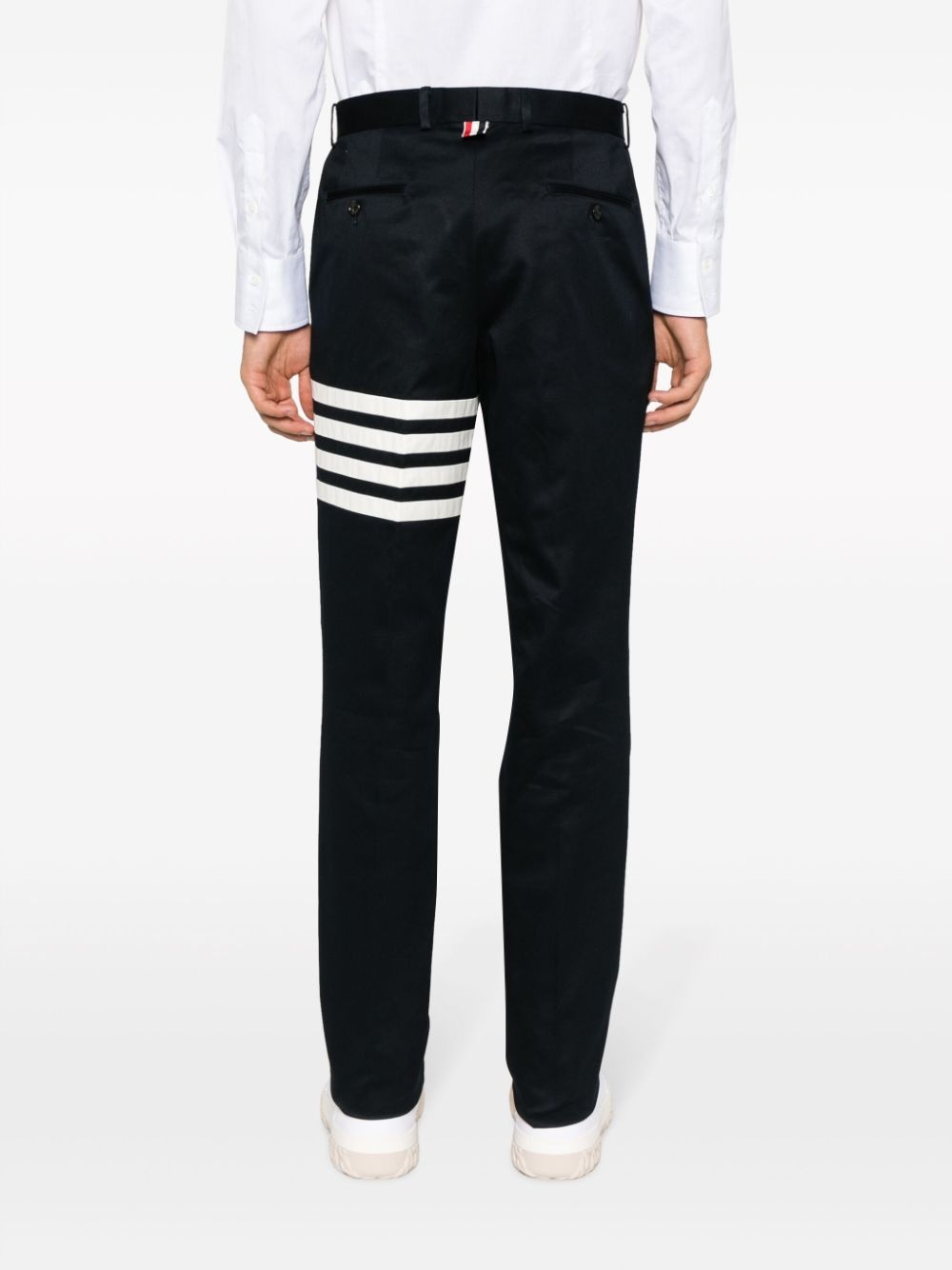 4-Bar unconstructed chino trousers - 4