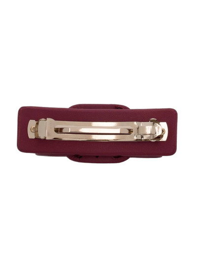 Salvatore Ferragamo embossed-logo hair-clip outlook