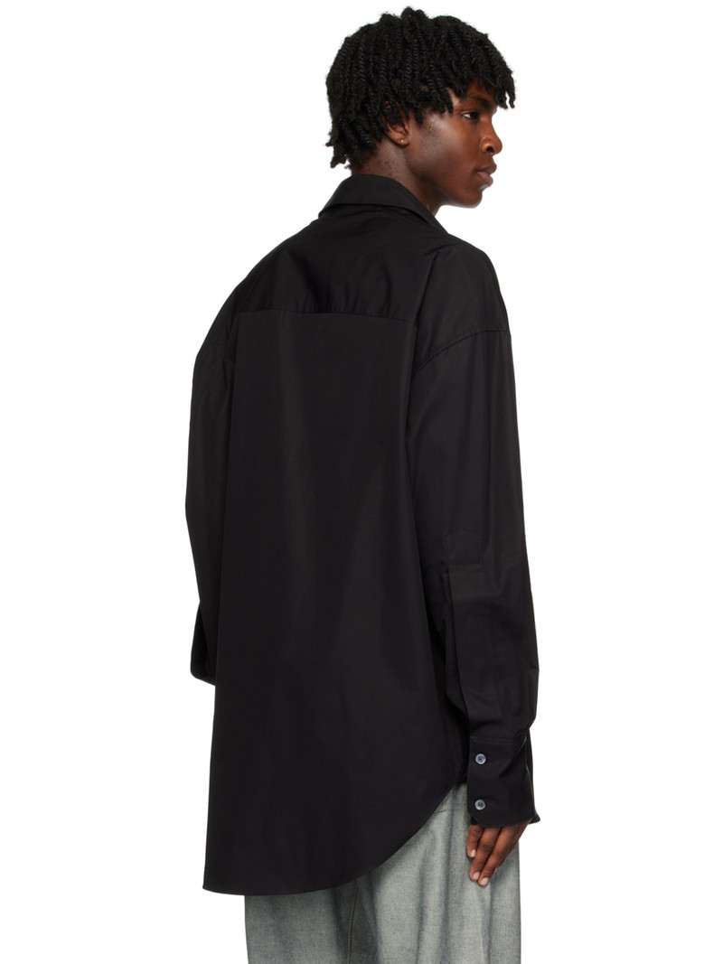 Black Maxi Fold Shirt 3