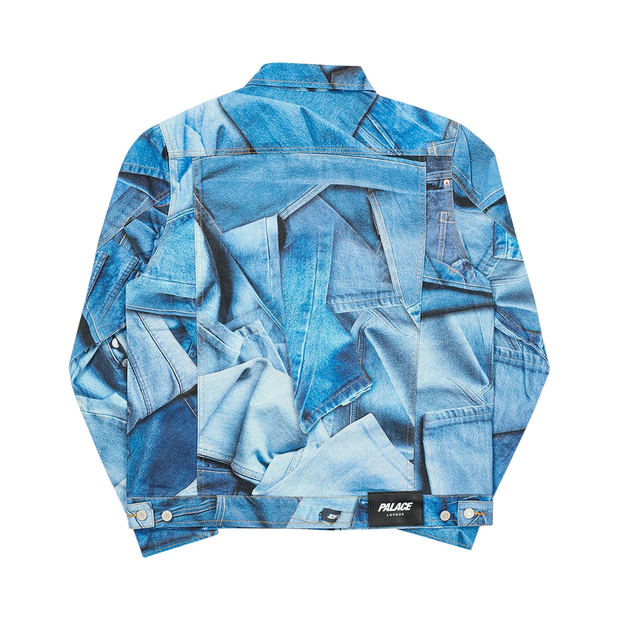 Palace Double Denim Jacket 'Blue' - 2