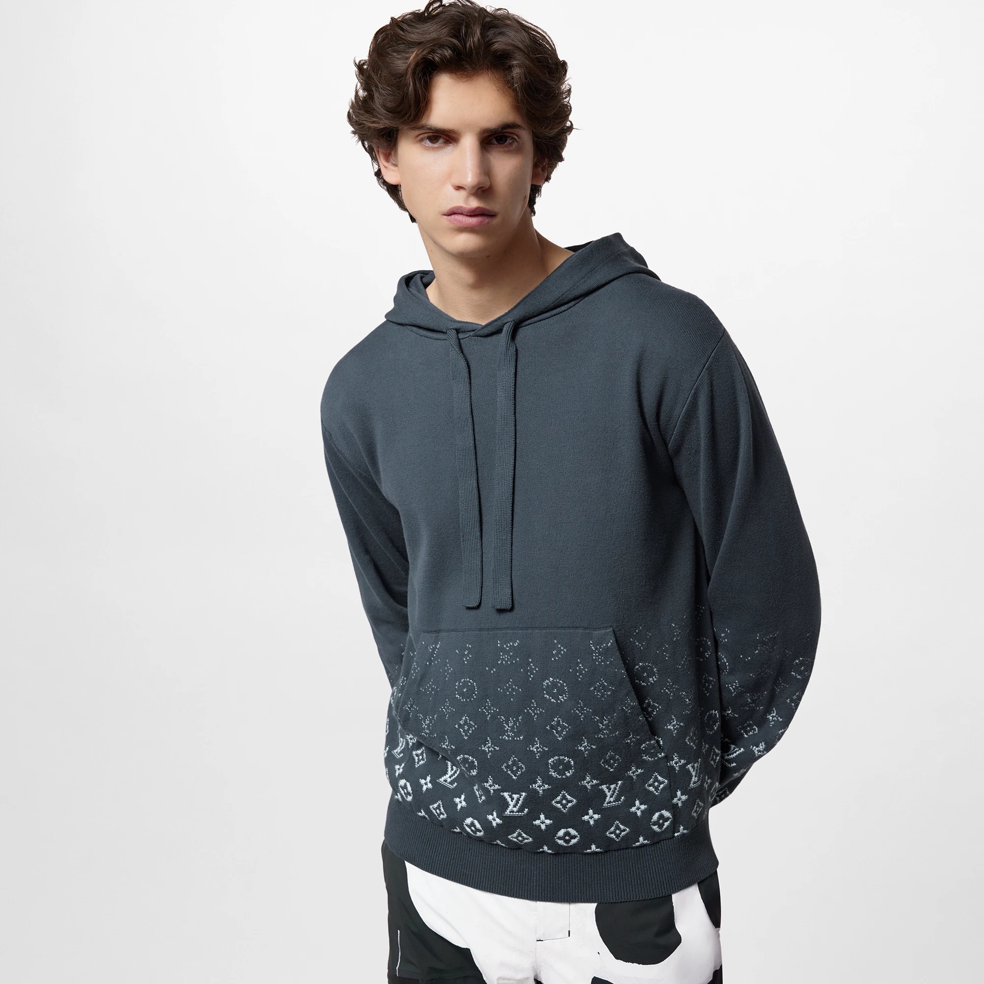 Gradient Cotton Hoodie - 5