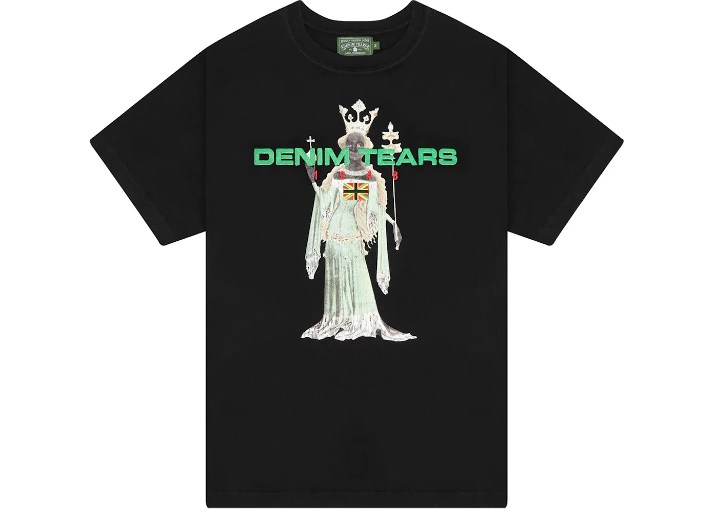 Denim Tears Queen Of Sheba Tee (FW23) Black - 1