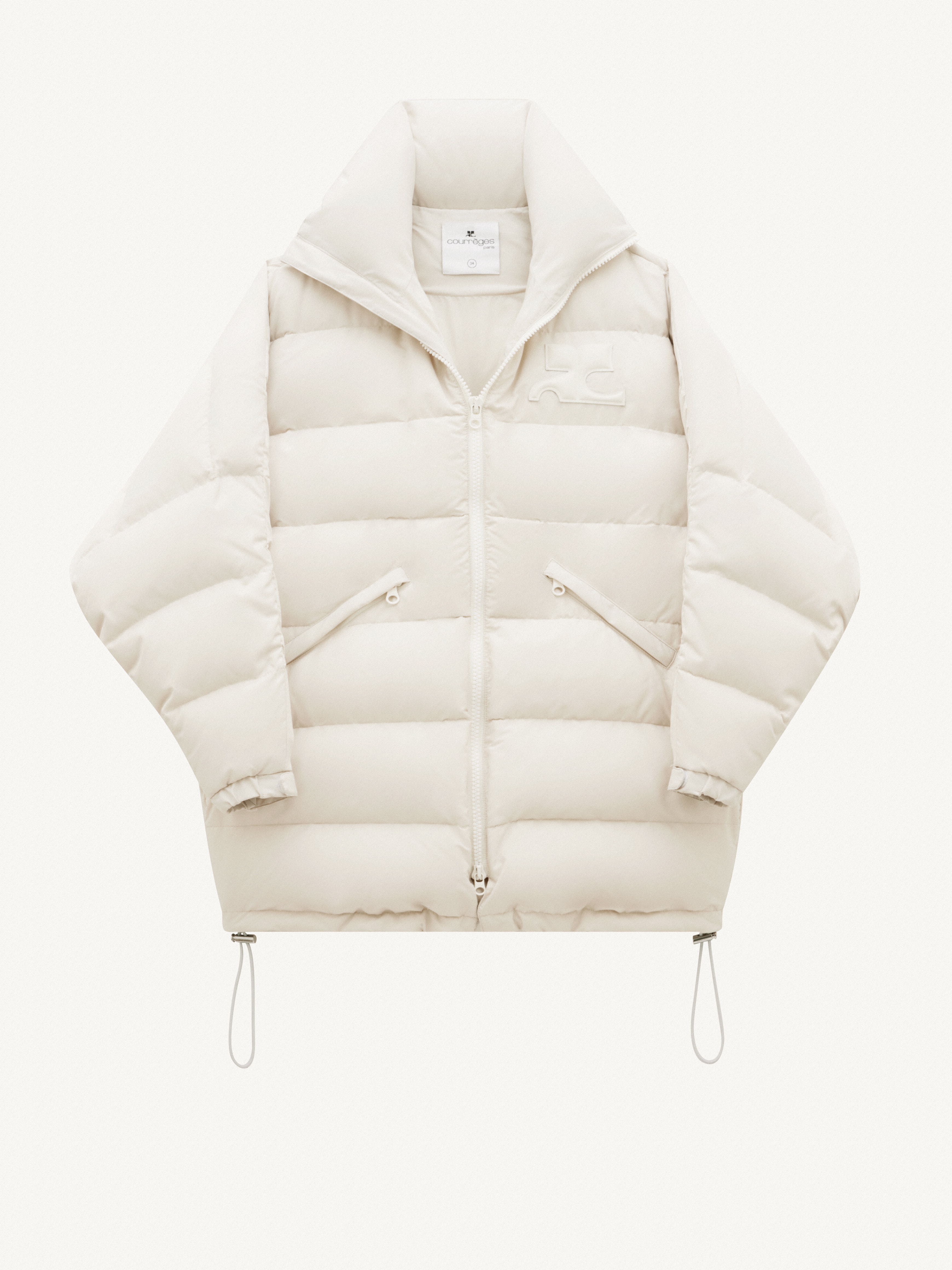 SHORT PRISM NYLON PUFFER - 1