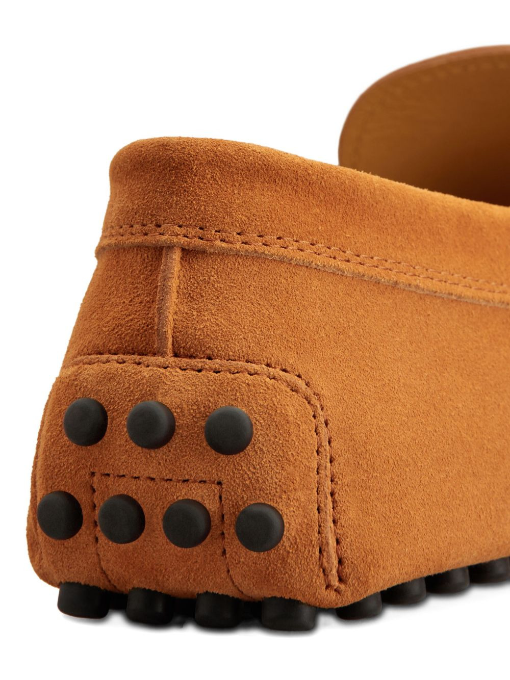 penny-slot suede loafers - 5