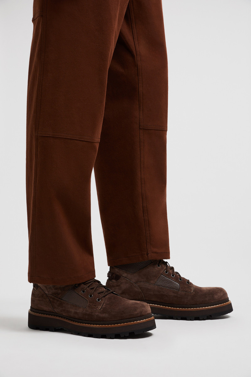 Moncler Peka Camp Suede & Leather Lace-Up Boots outlook
