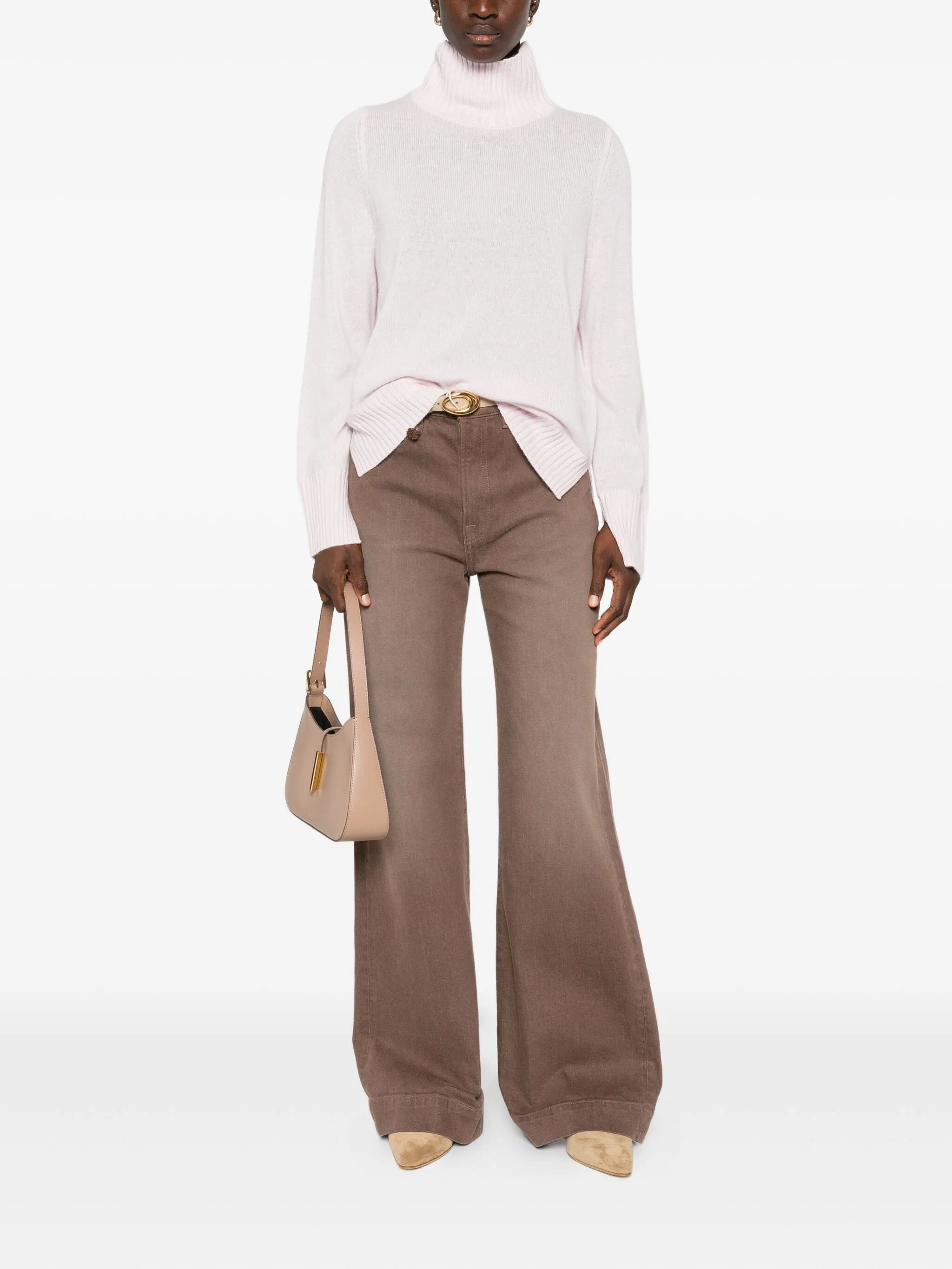 Allude Turtleneck Cashmere Sweater - 5