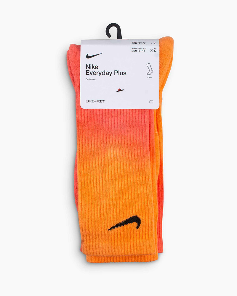 Everyday Plus Cushioned Crew Socks Orange (2 Pack) 1