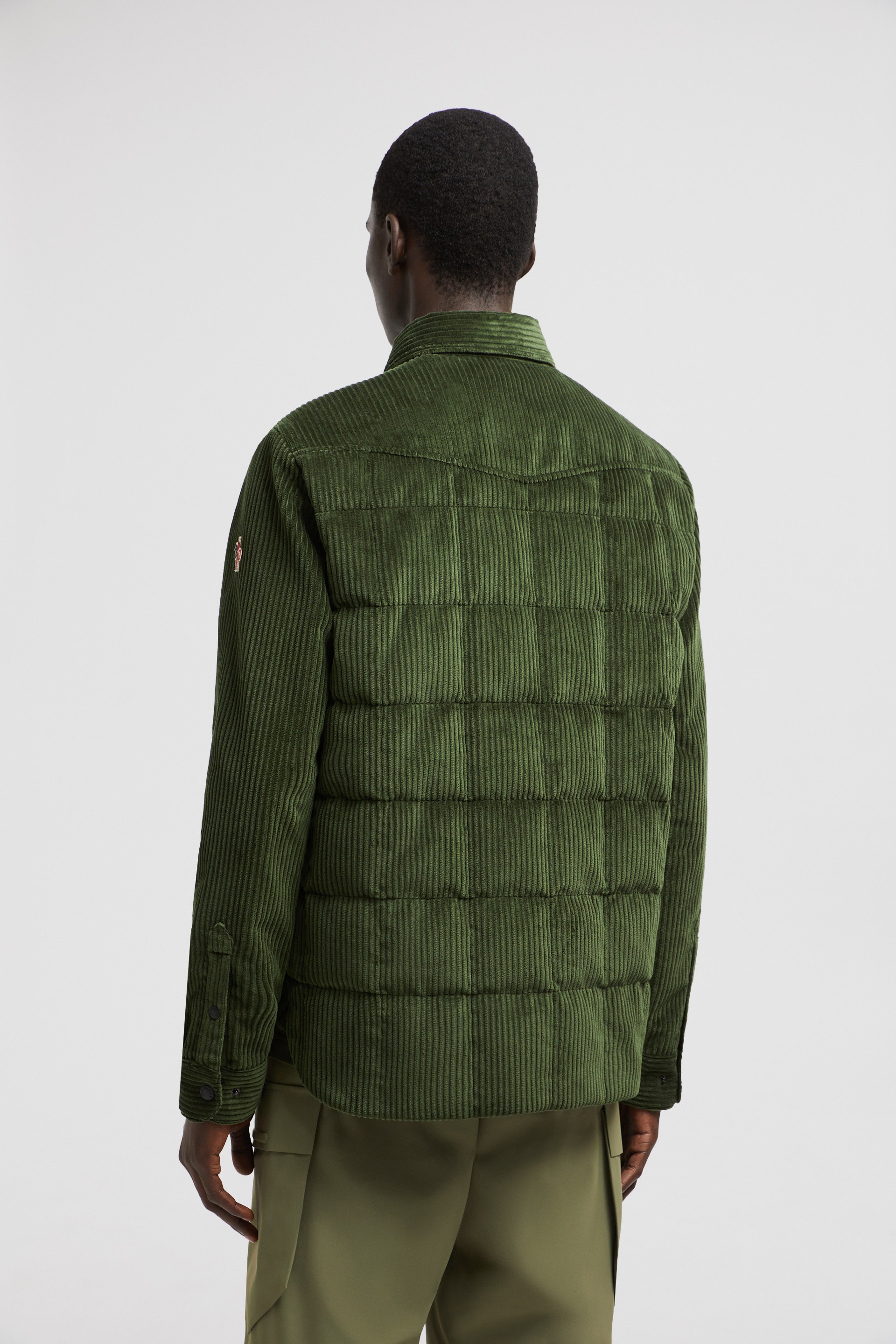 Gelt Corduroy Down Shirt Jacket - 5
