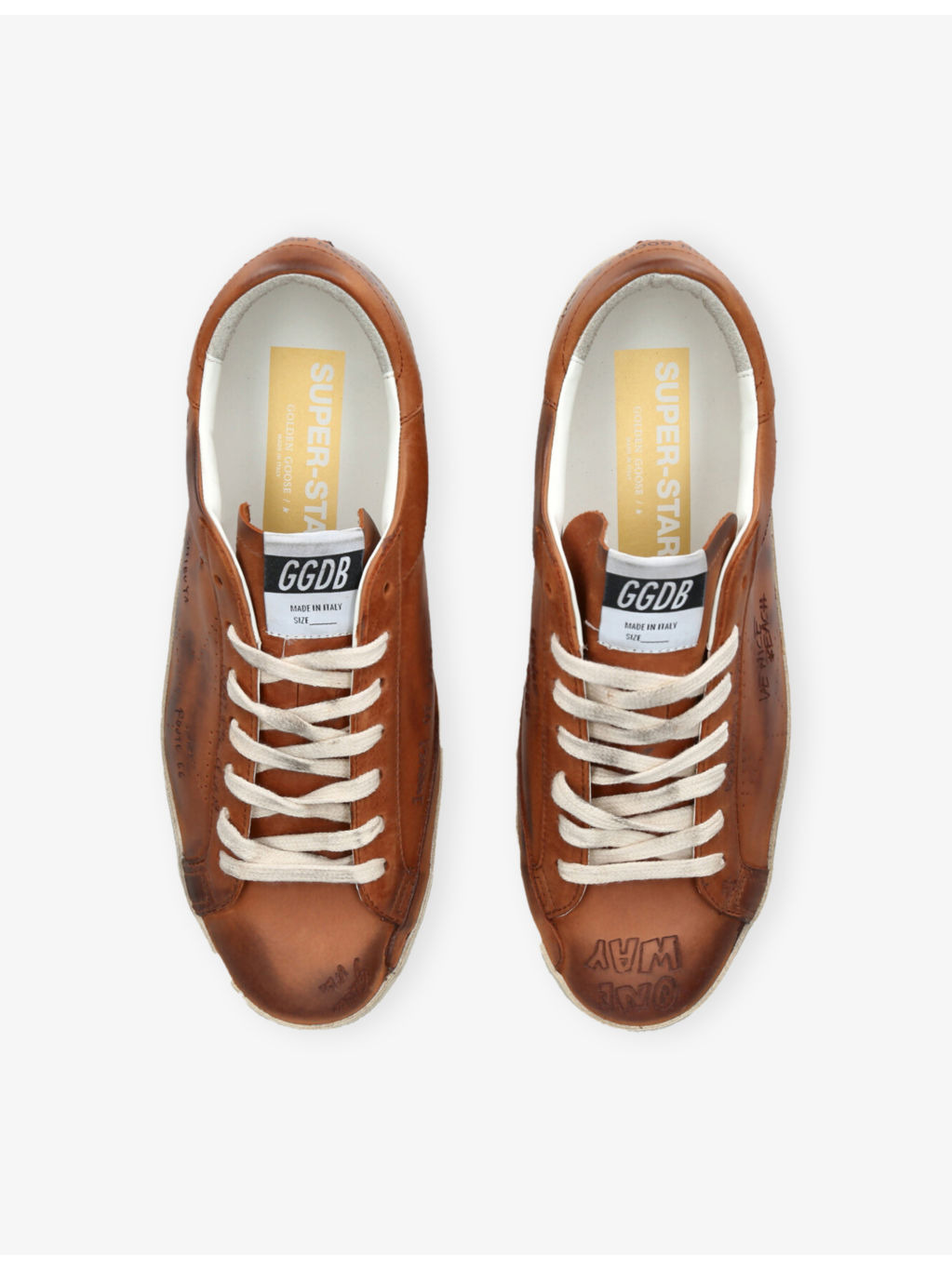 Men’s Super-Star Leather Low-Top Trainers - 2