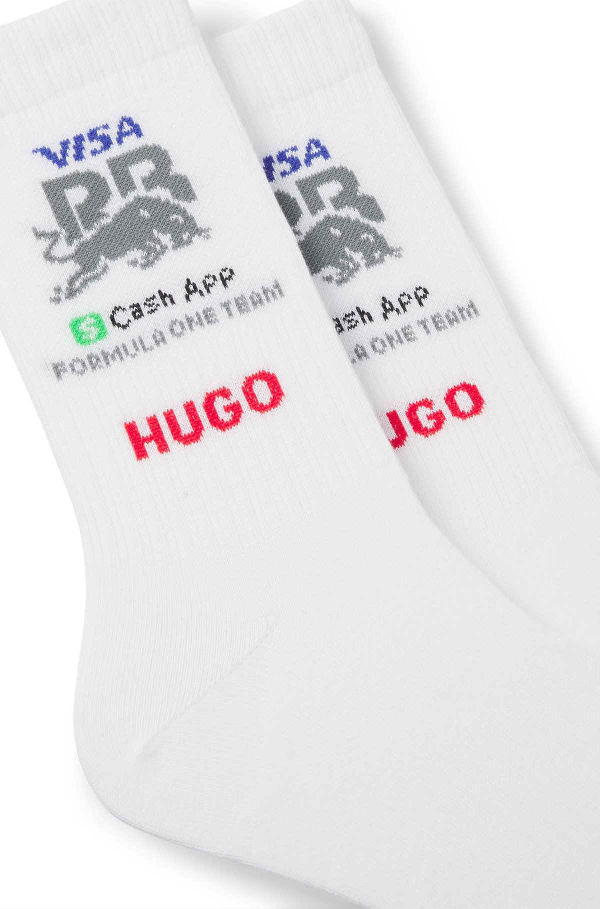 HUGO X VCARB SHORT-LENGTH SOCKS IN COTTON - 2