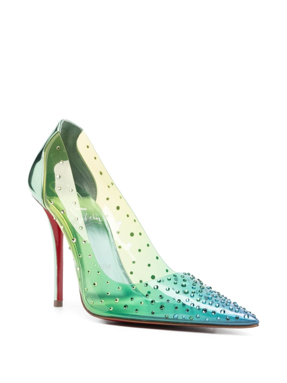 100mm Miss Z Degrastrass crystal-embellished pumps - 2