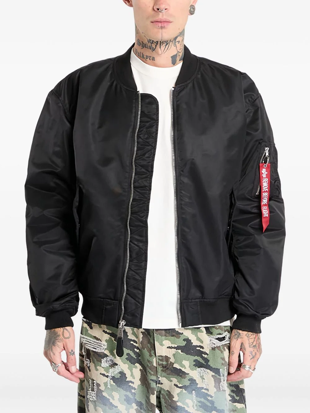 MA-1 CS zip bomber jacket - 1