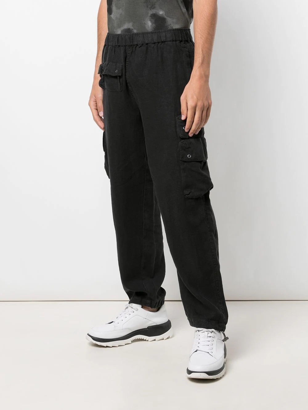 Utility multiple-pocket straight trousers - 3