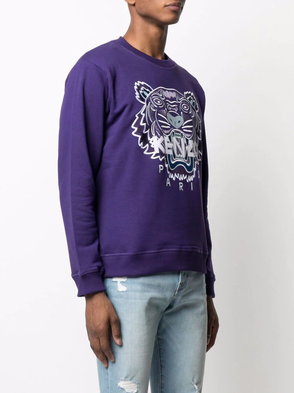 tiger head logo sweatshirt - 3