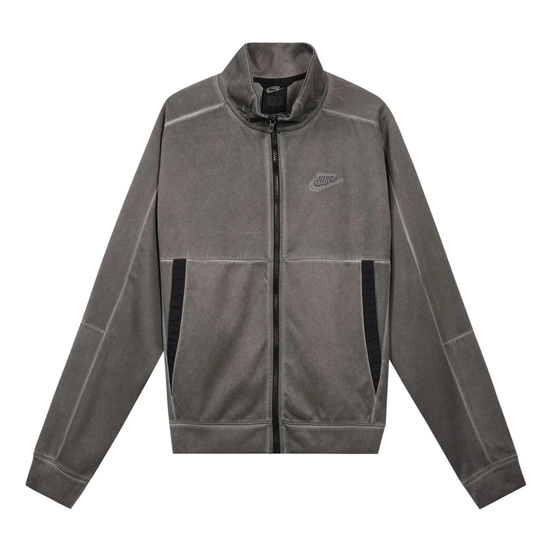 Nike Sportswear 자수 로고 니트 스포츠 재킷 회색 DA7177-010 - 1