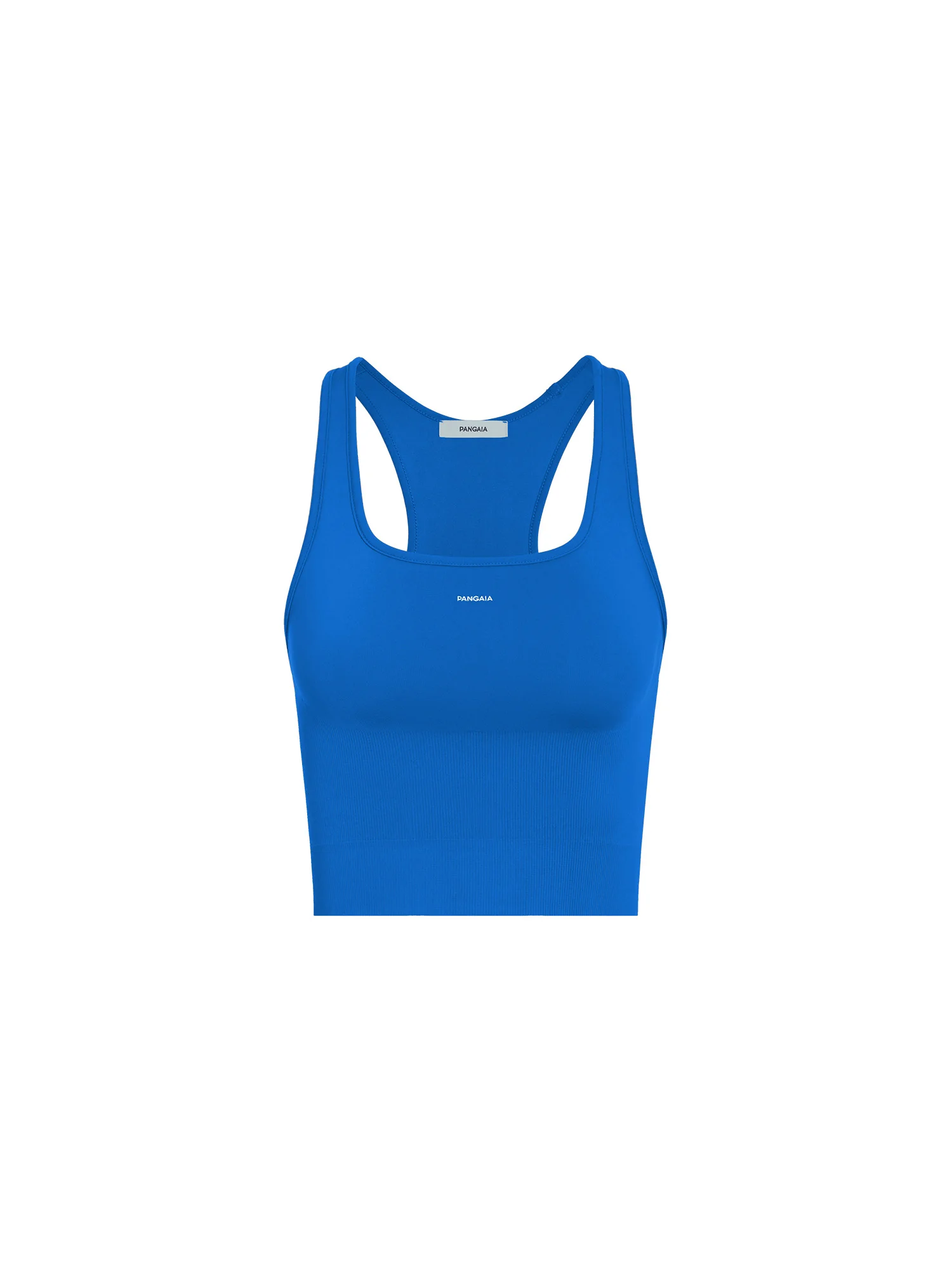 Womens Plant-Stretch Compressive Ribbed Tank Top - Gaia Blue - 1