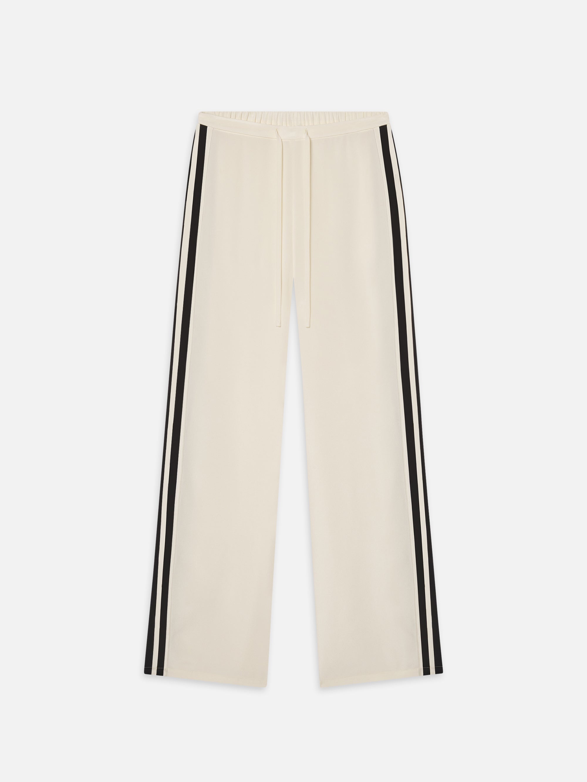 The Silk Pajama Pant in Alabaster Multi - 1