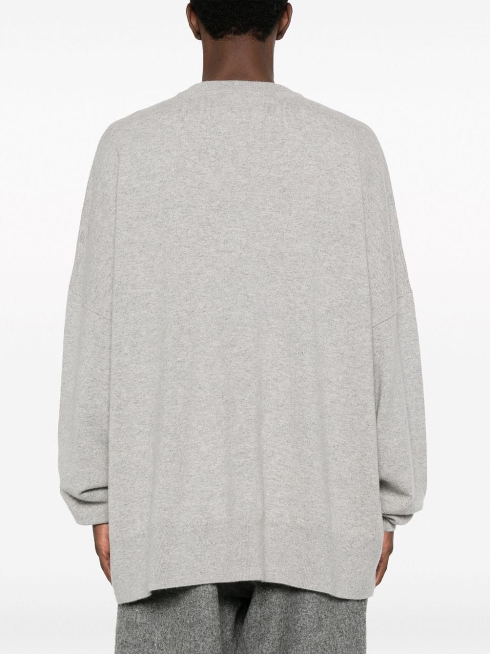 crew-neck cashmere-blend jumper - 5