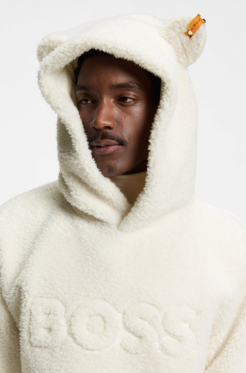 BOSS X STEIFF ALL-GENDER TEDDY HOODIE 5