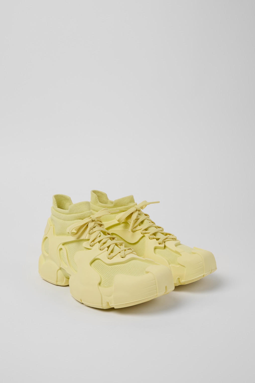 Yellow Caged Sneakers - 2