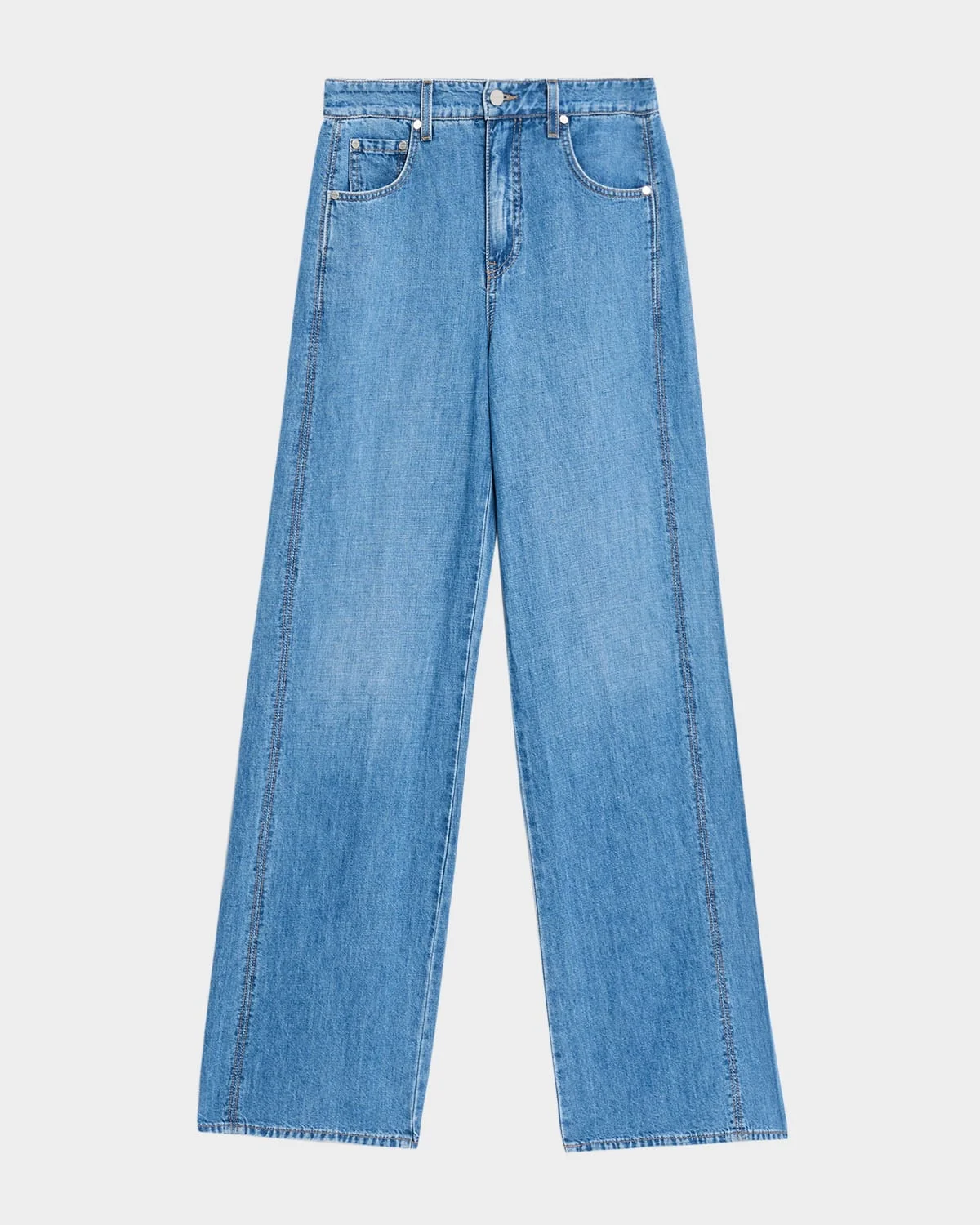 West 11th St Wide-Leg Jeans - 1
