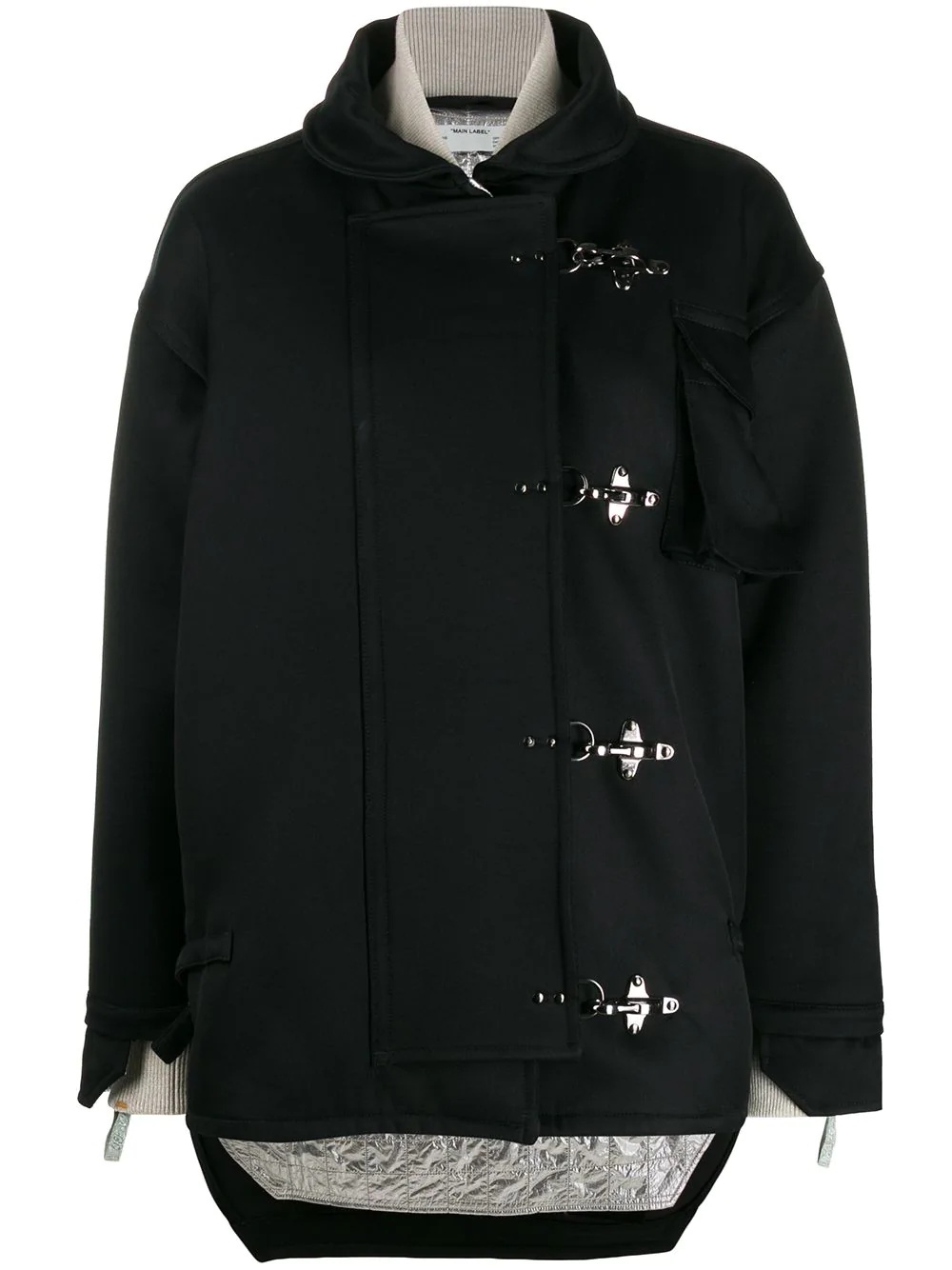 toggle oversized jacket - 1