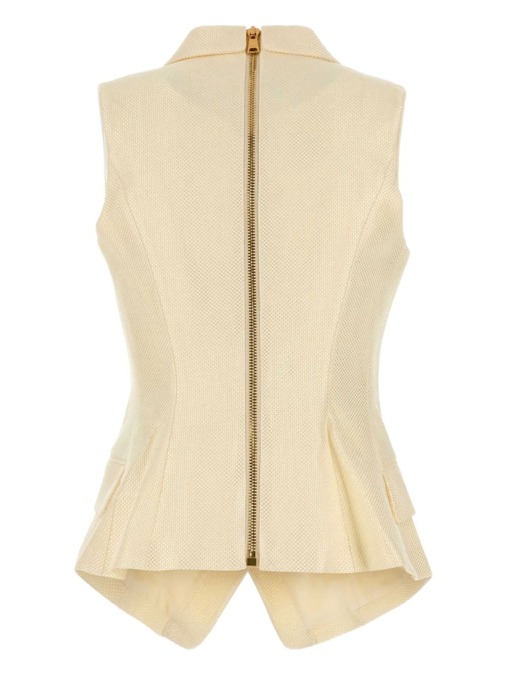 double-breasted buttoned vest - 2
