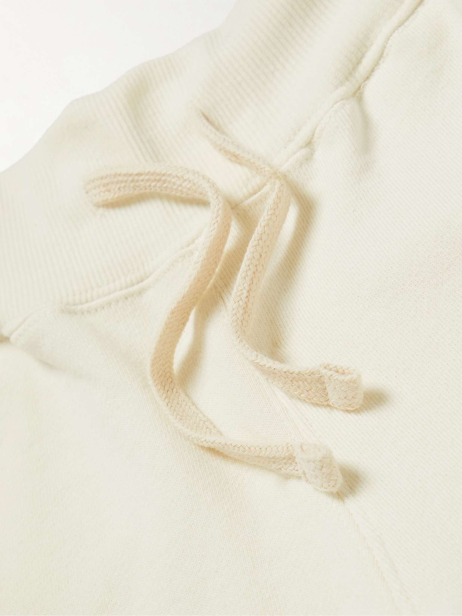 Wide-Leg Cotton-Jersey Drawstring Shorts - 5