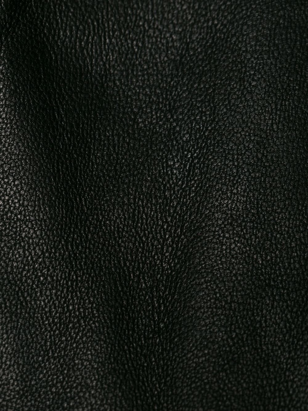 zipper trimmed biker jacket - 10