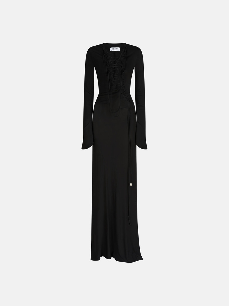 BLACK MIDI DRESS 1