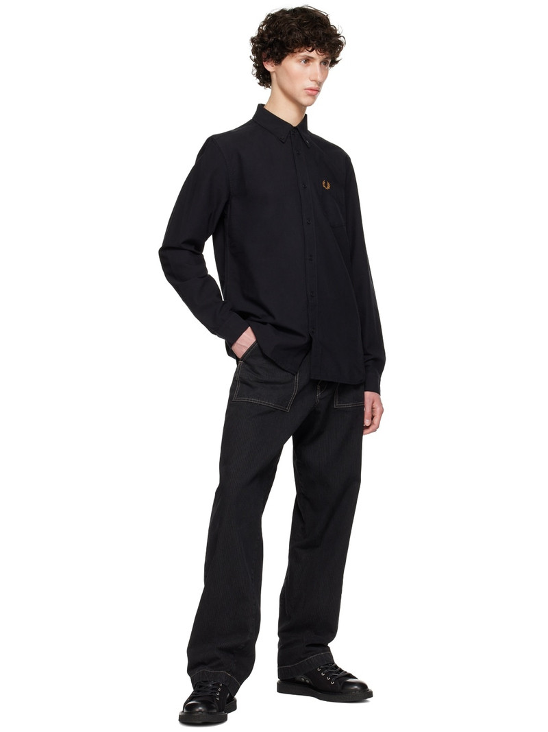 Fred Perry Black Oxford Shirt outlook