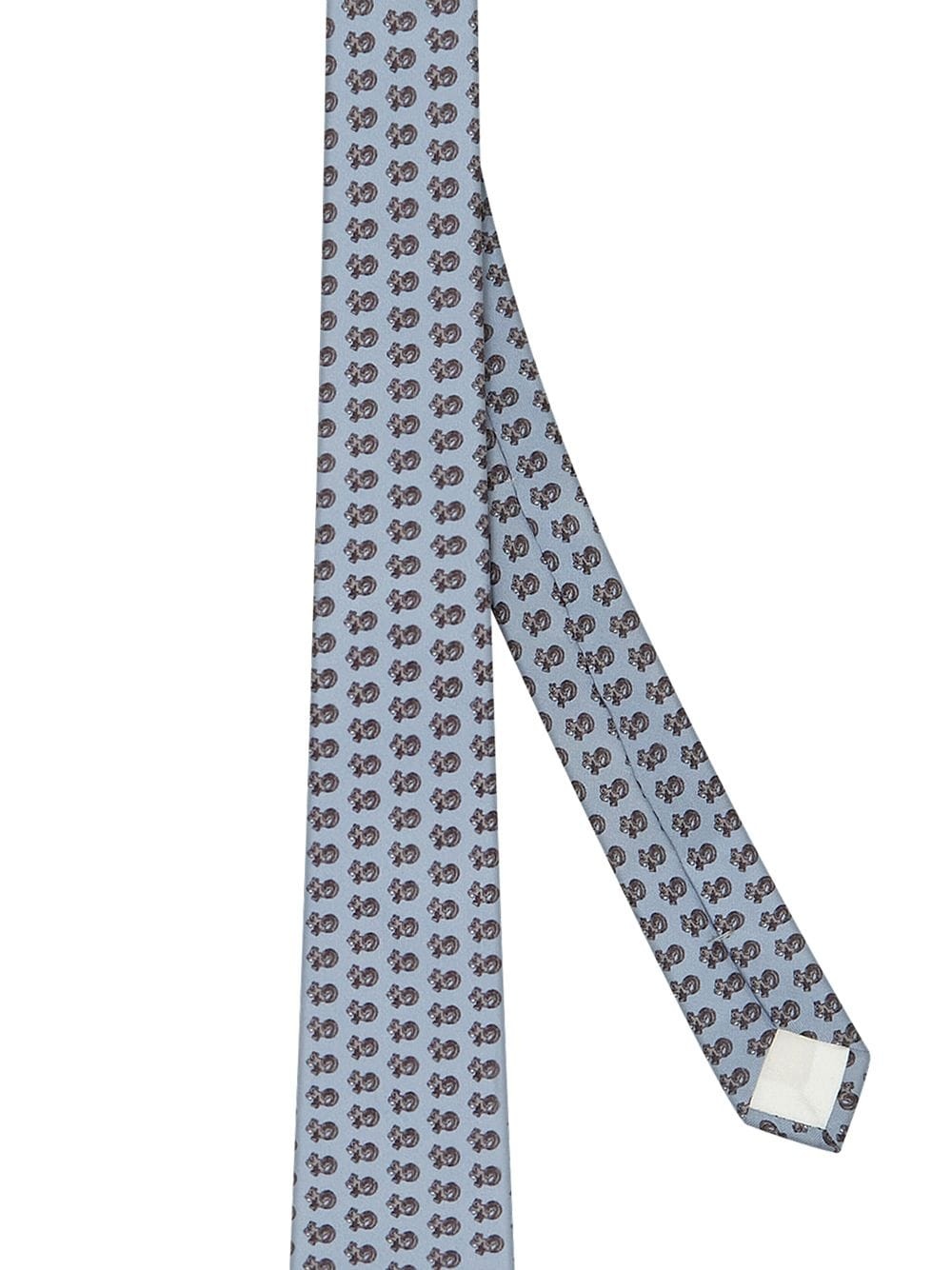 all-over logo print tie - 2